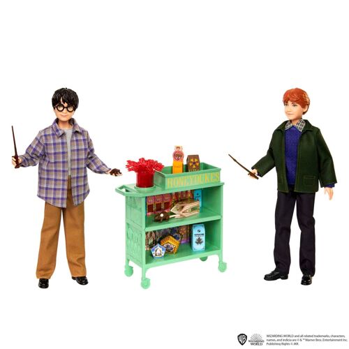 Harry Potter - Coffret Harry et Ron Poudlard Express - Poupée Figurine - 6 ans et +