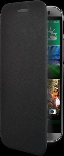Etui folio noir pour HTC One M8