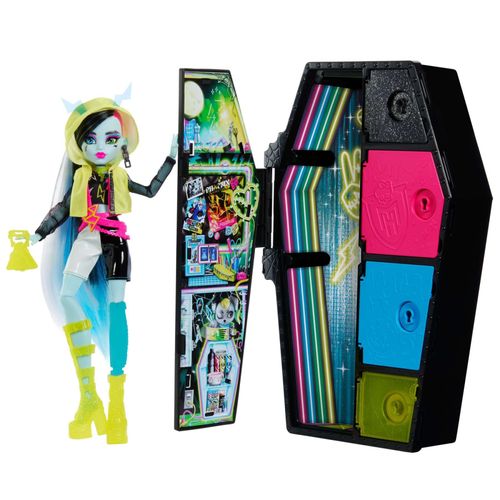 Monster High - Casier Secrets Frankie Stein - Poupée - 4 Ans Et +