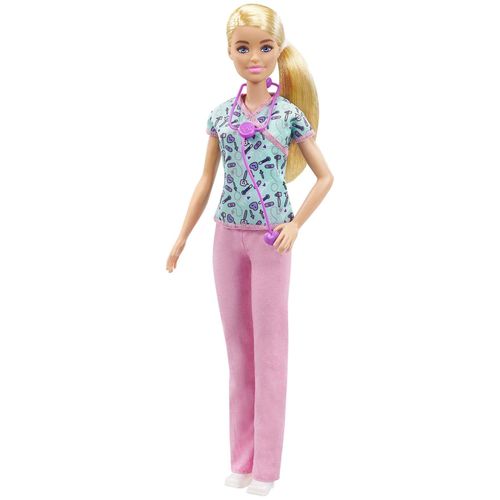 Barbie - Infirmière - Poupée Mannequin - 3 Ans Et +