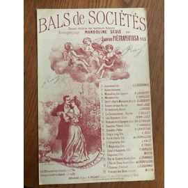 Un Bal Chez Le Ministre.Jean Pietrapertosa.Partition Mandoline