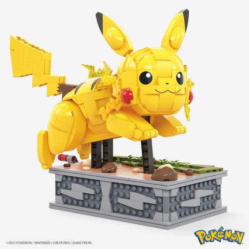 Mega Pokémon - Pikachu En Mouvement - Jouet De Construction - 12 Ans et +