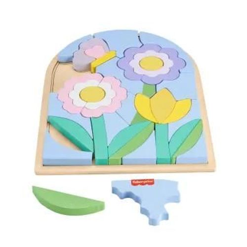 Fisher-Price - Puzzle Fleurs En Bois