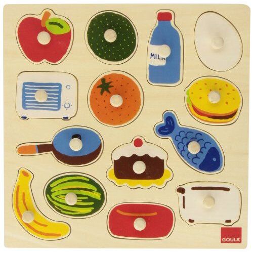 Goula - 53024 - Jouet En Bois - Eveil - Puzzle - Dedans&dehors
