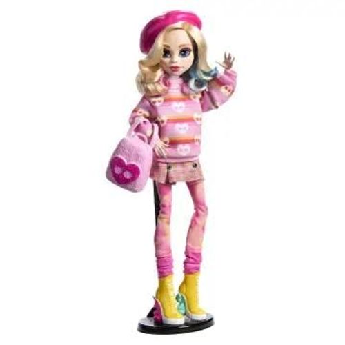 Monster High-Enid Sinclair-Poupée En Tenue Rose Avec Accessoires
