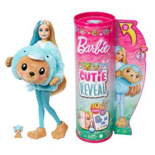 Barbie-Cutie Reveal-Poupée Sur Le Thème Des Costumes, Ourson Dauphin