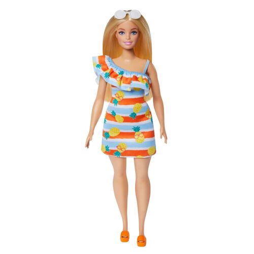 Barbie Loves The Ocean Barbie - Barbie Aime lOcéan - Poupée Blonde en plastique recyclé - Poupée Mannequin - 3 ans et +