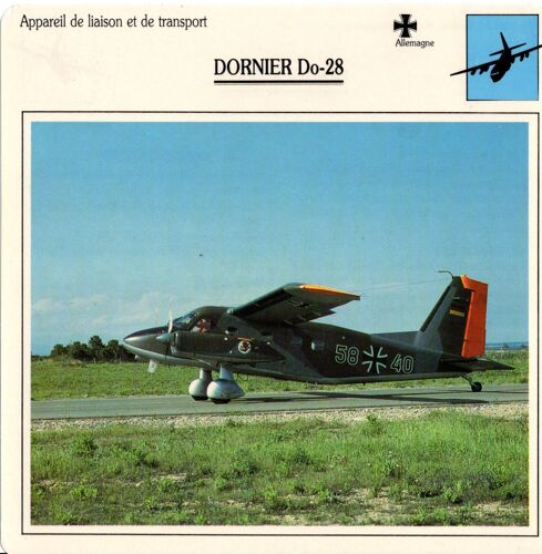 Fiche Avion Dornier Do-28