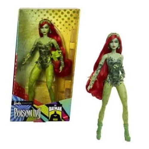 Barbie Poupée Signature Poison Ivy Collector Avec Corps Posable, Tenue Iconique, & Accessoires, Dc Batman 85ème Anniversaire