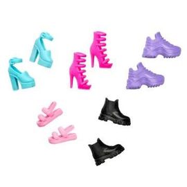 Accessoires Pour Poupée Barbie, 5 Paires De Chaussures