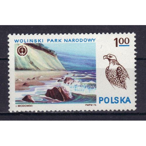 Pologne 1976 : Ile Wolin Et Aigle De Mer - Timbre Neuf **