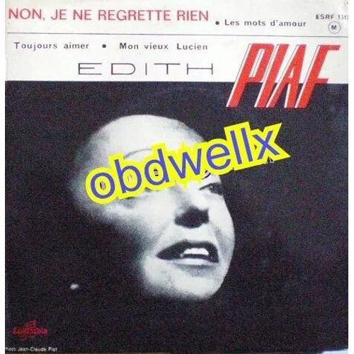 Non, Je Ne Regrette Rien - 2éme Éd.
