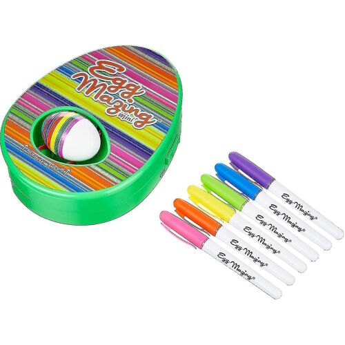 Le Kit De Décorateur D¿?Ufs De Pâques Eggmazing Mini Decorator Set Arts And Crafts - Comprend Une Essoreuse De Décoration D¿?Ufs Et 6 Marqueurs [L¿Emballage Peut Varier]