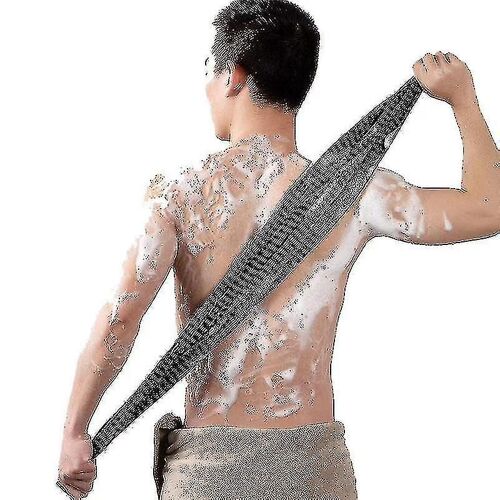 Extra Long Exfoliating Back Scrubber, Magic Body Back Scrubber For Shower, Back Scrubber For Shower, Body Wash And Massage1pcs-Black Xxf 