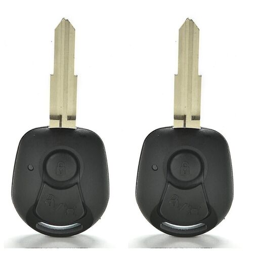 2 Pcs Remote Key Shell Fit For Ssangyong Actyon Kyron Rexton Case Cover Fob