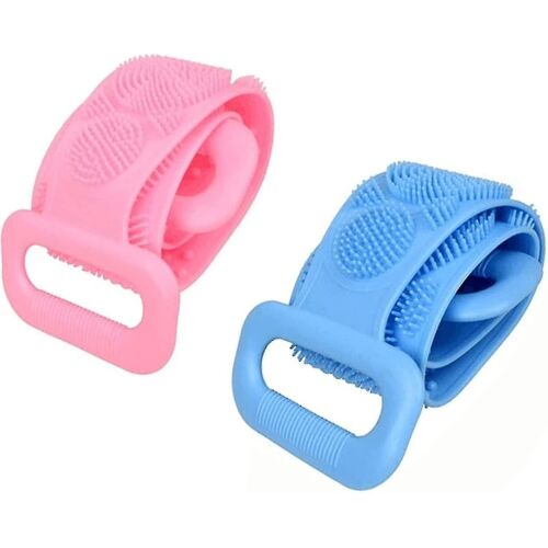 Shower Belt Bath Belt For Scrubbing Silicone Lengthened Bath Towel Double-Sided Bath Washi Xxf
