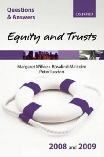 Equity And Trusts: 2008-2009