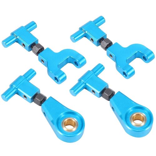 2 Paires De Bras De Suspension Avant Réglables En Alliage D'aluminium Et Bras Oscillants Supérieurs Arrière Pour Tt02 Up
