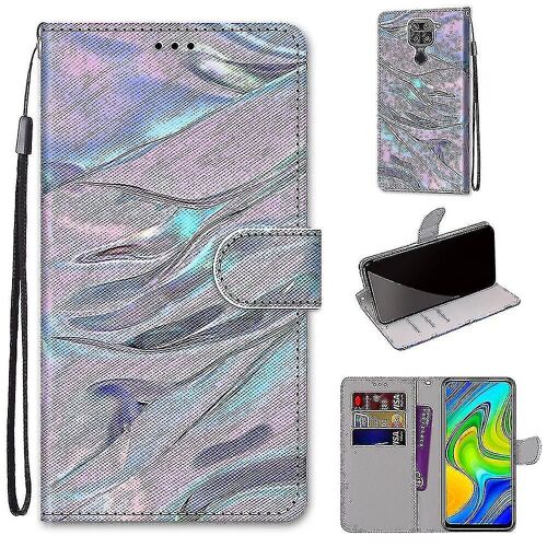 Cross Texture Case For Xiaomi Redmi Note 9 / 10x 4g Fluorescent Water Texture Twxg