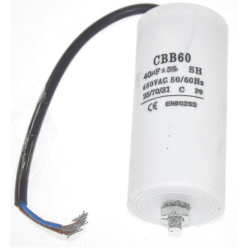 Condensateur universel 40uf avec connecteurs de câble de 22 cm