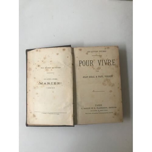 Pour Vivre - Les Luttes Intimes
