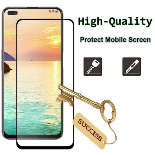 2 Pack Verre Trempe Xiaomi Poco M3, Cadre Noir Vitre Protection D'ecran En Verre Trempe Incassable Tempered Glass