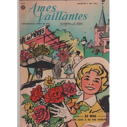 Ames Vaillantes N 22 Année 1959 Hebdomadaire