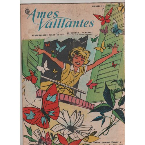 Ames Vaillantes N 17 Année 1959 Hebdomadaire