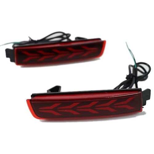 2pcs Led Pour Fx35 Fx37 Fx50 2009 2010 2011 2012 2013 Réflecteur Lampe Arrière Feu De Brouillard Pare-Chocs