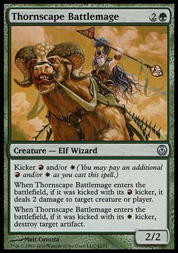 Mage De Bataille Spinosophe - Thornscape Battlemage - Phyrexia Vs. The Coalition