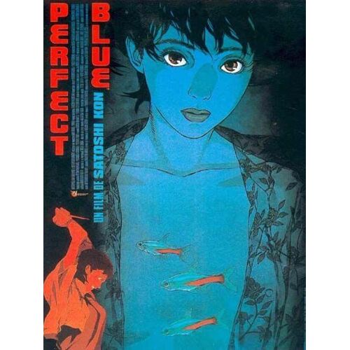 Perfect Blue - Pafekuto Buru - Satoshi Kon - Mima Kirigoe - Junko Iwao - 1999 - Affiche De Cinéma Pliée 40x60 Cm