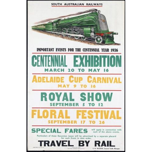 Affiche South Australian Railways