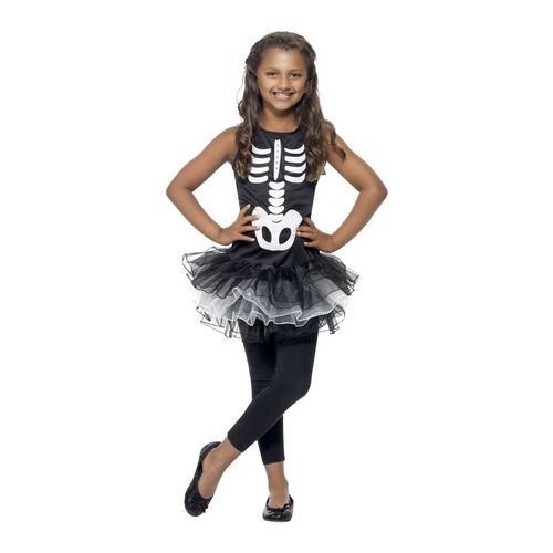 Déguisement Squelette Tutu Pour Enfant Taille : 10/12 Ans