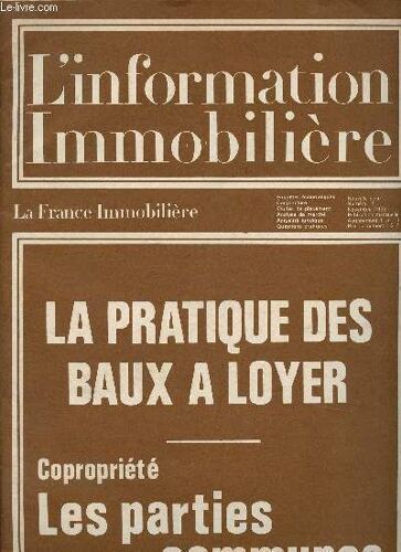 L Information Immobilière N°14, Novembre 1969 : Vive L Amicale Parlementaire, Par René Roux - Régions : Les Orientations Du Vie Plan En Matière De Logement, Par François Dormans - Enquête : La Marche(...)