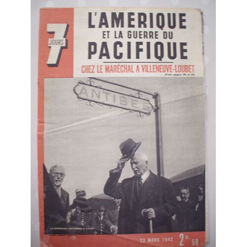 7 Jours N° 72 Du 22/03/1942