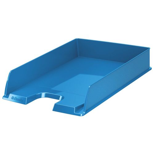 Esselte Corbeille À Courrier Vivida Pour Format A4 - Dimensions : L25,4 X H6,1 X P35 Cm Bleu