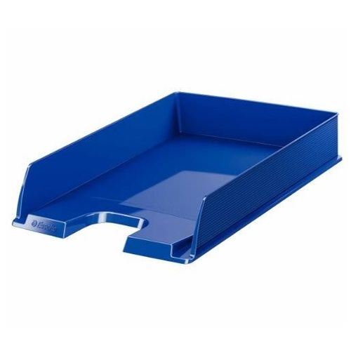 Esselte Lot De 12 Corbeilles À Courrier Europost Bleu Opaque  Pour Format A4