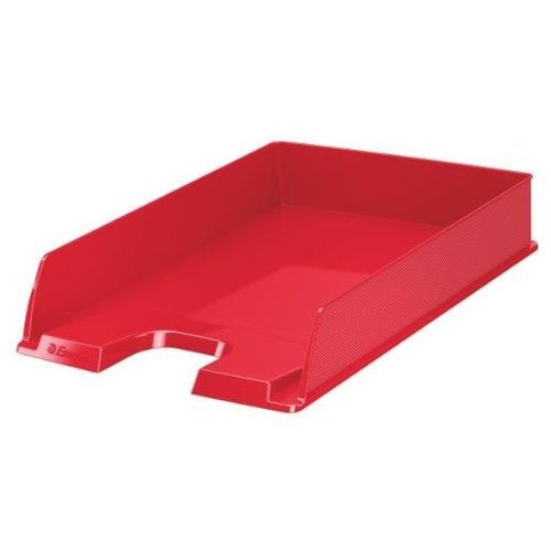 Esselte Lot De 12 Corbeilles À Courrier Vivida Pour Format A4 Rouge