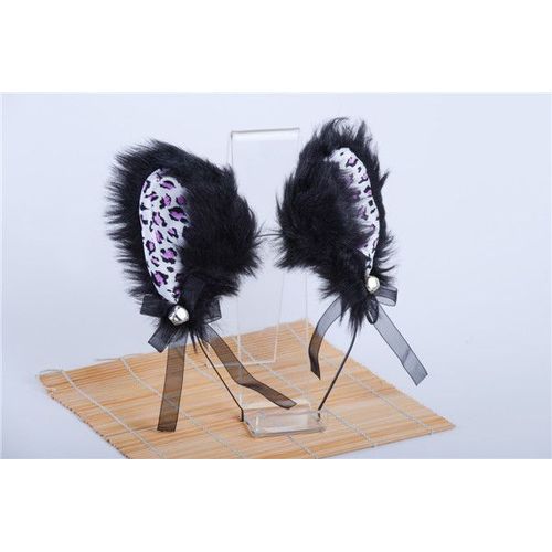 Serre Tête Pince Barrette Oreille Chat Renard Animaux Clochettes Noeuds Cosplay Neko Gothique Lolita Kawaii Manga Anime Black Sugar Mode Déguisement Chat Animaux Nekomimi Costume Paris