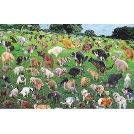 101 Chiots Caca 101 Puzzle De Caca De Chien 1000 Feuille Plan Puzzle Décompression