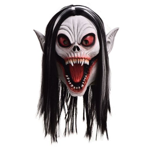Vampire Morbius Perruque Masque Déguisement Latex Headgear Party Props Halloween