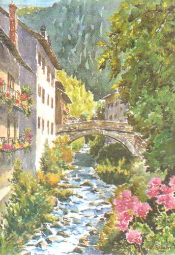 Carte Postale De Provence / Torrent, Magnifiquea Aquarelle De J.Suain°°