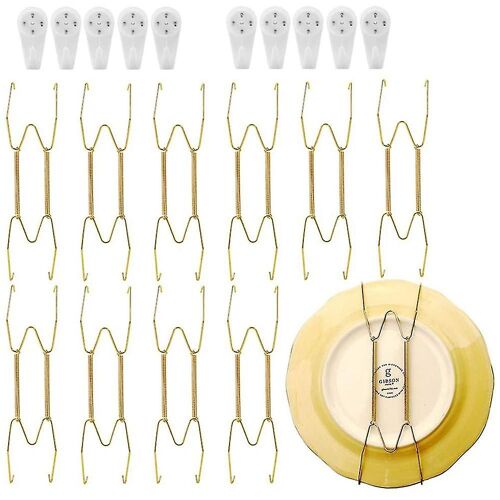 Cintres De Plaque D'acier Inoxydable Murs Compatibles Assiettes Décoratives Compatibles Crochets Plat Diaplay Titulaire Avec