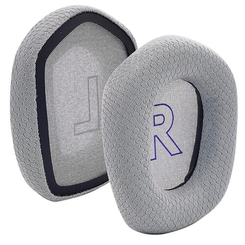 Coussinets d'oreille adaptés au remplacement de la gaine et des coussinets G733 au lieu du bandeau (gris)