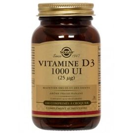 Solgar Vitamine D3 1000 Ui 100 Softgels 