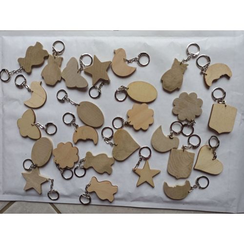 26 Porte-Clés En Bois
