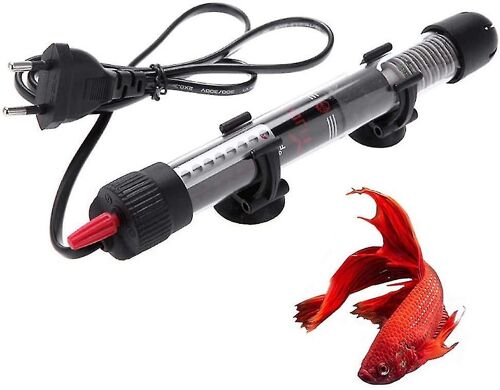 Chauffe-Aquarium, Chauffe-Aquarium Submersible, Chauffage Submersible D'aquarium, Chauffage D'aquarium 50w, Chauffage D'aquarium Noir, Réglable, Avec Indicateur Ligh