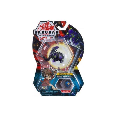Bakugan Ultra : Battle Planet -Darkus Trunkanious + Carte - Boule Noire - Figurine Deluxe