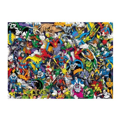 Puzzle Adulte Impossible DC - 1000 Pieces - Clementoni Avengers Batman Superman Robin - Collection Super Heroes Avengers Batman Superman Robin