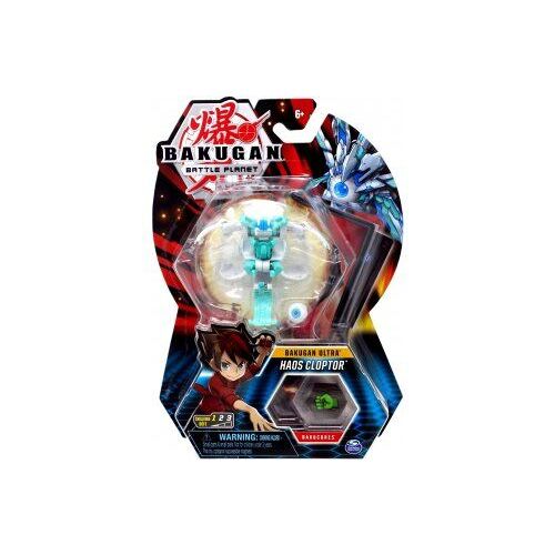 Bakugan Ultra : Battle Planet - Haos Cloptor + Carte - Boule Blanche - Figurine Deluxe